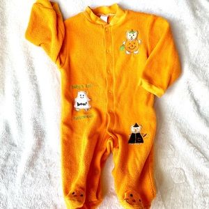 Baby's 1st Halloween Fleece Footie